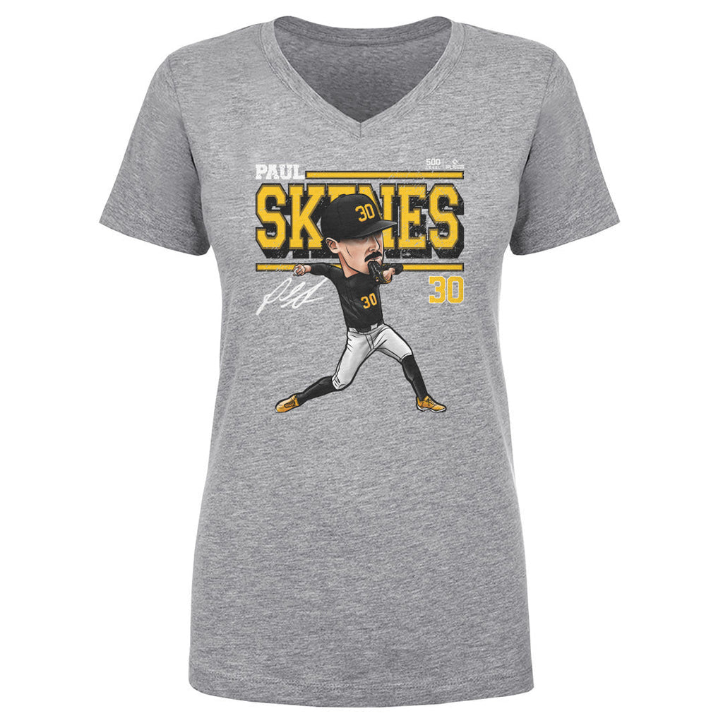 Paul Skenes Pittsburgh Cartoon WHT