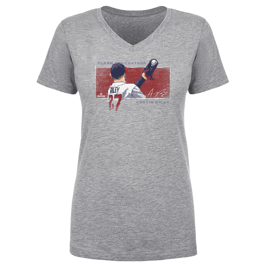 Austin Riley Atlanta Flash The Leather WHT