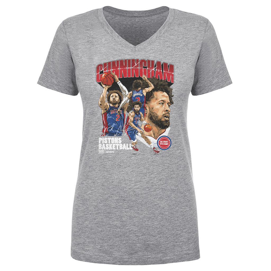 Cade Cunningham Detroit Pistons Collage WHT