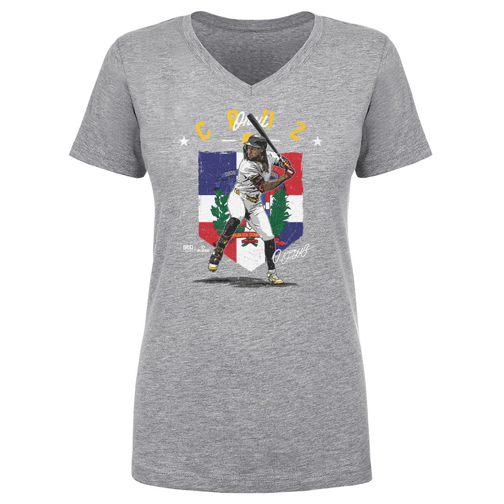 Oneil Cruz Pittsburgh Country Flag WHT