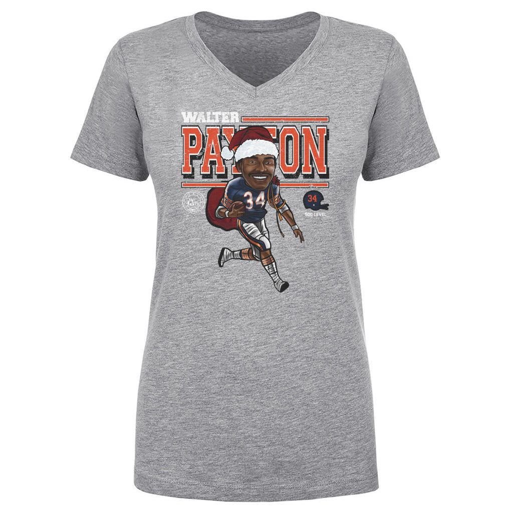 Walter Payton Chicago Cartoon Santa Hat WHT