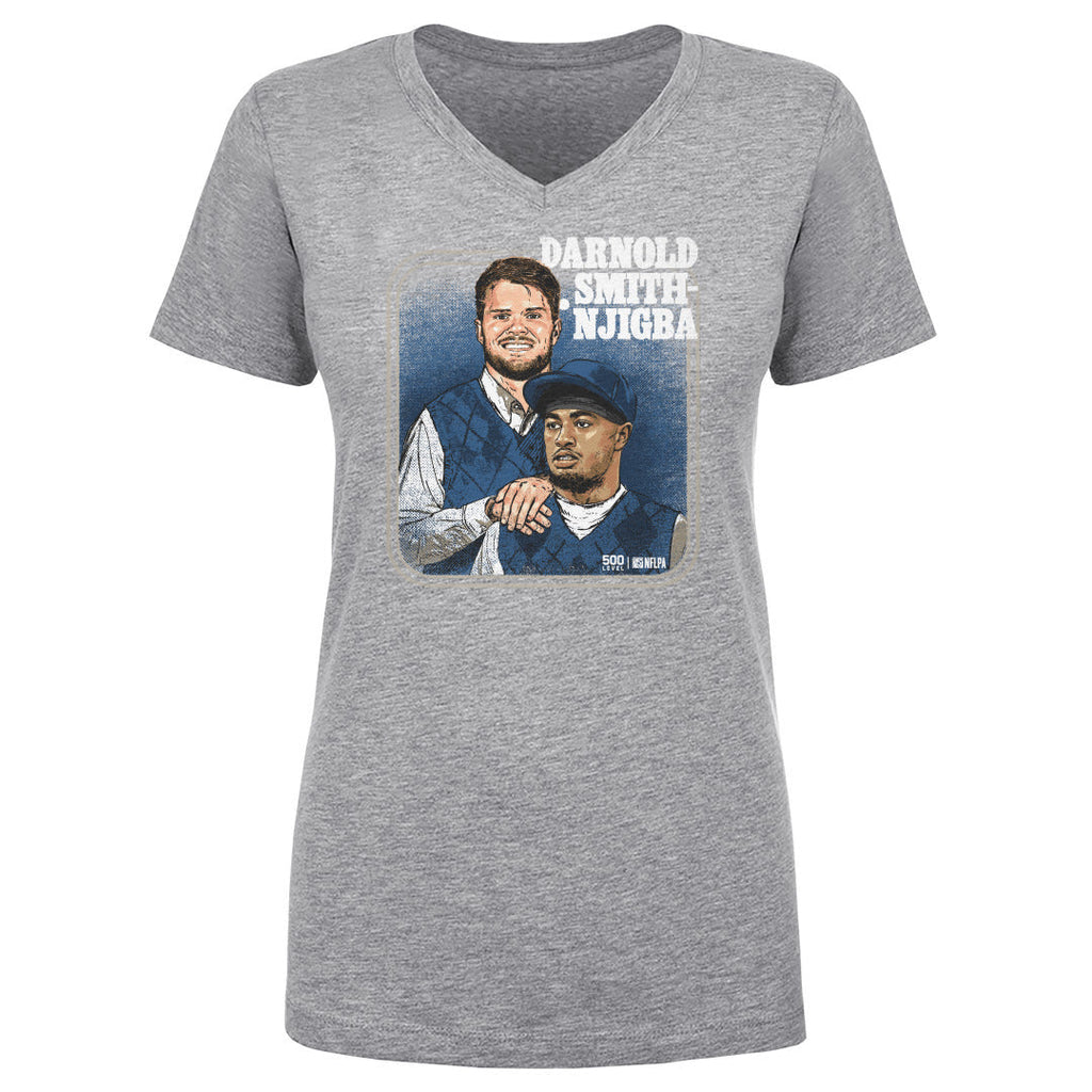 Sam Darnold & Jaxon Smith-Njigba Seattle Step Brothers WHT