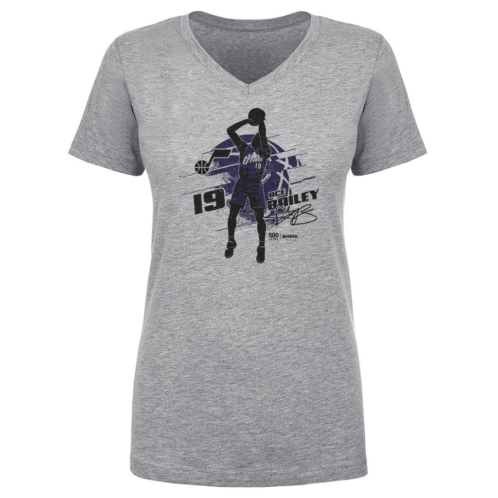 Ace Bailey Utah Jazz Silhouette