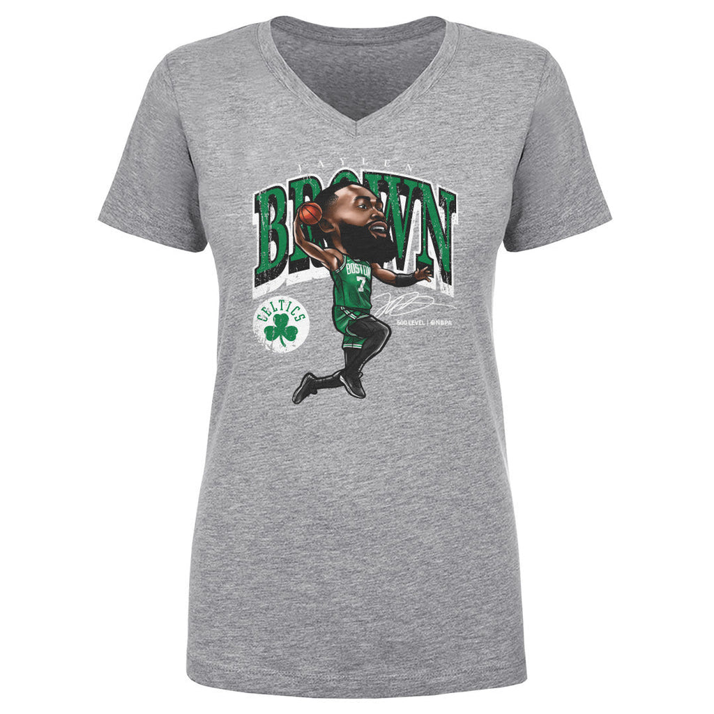 Jaylen Brown Boston Celtics Cartoon WHT
