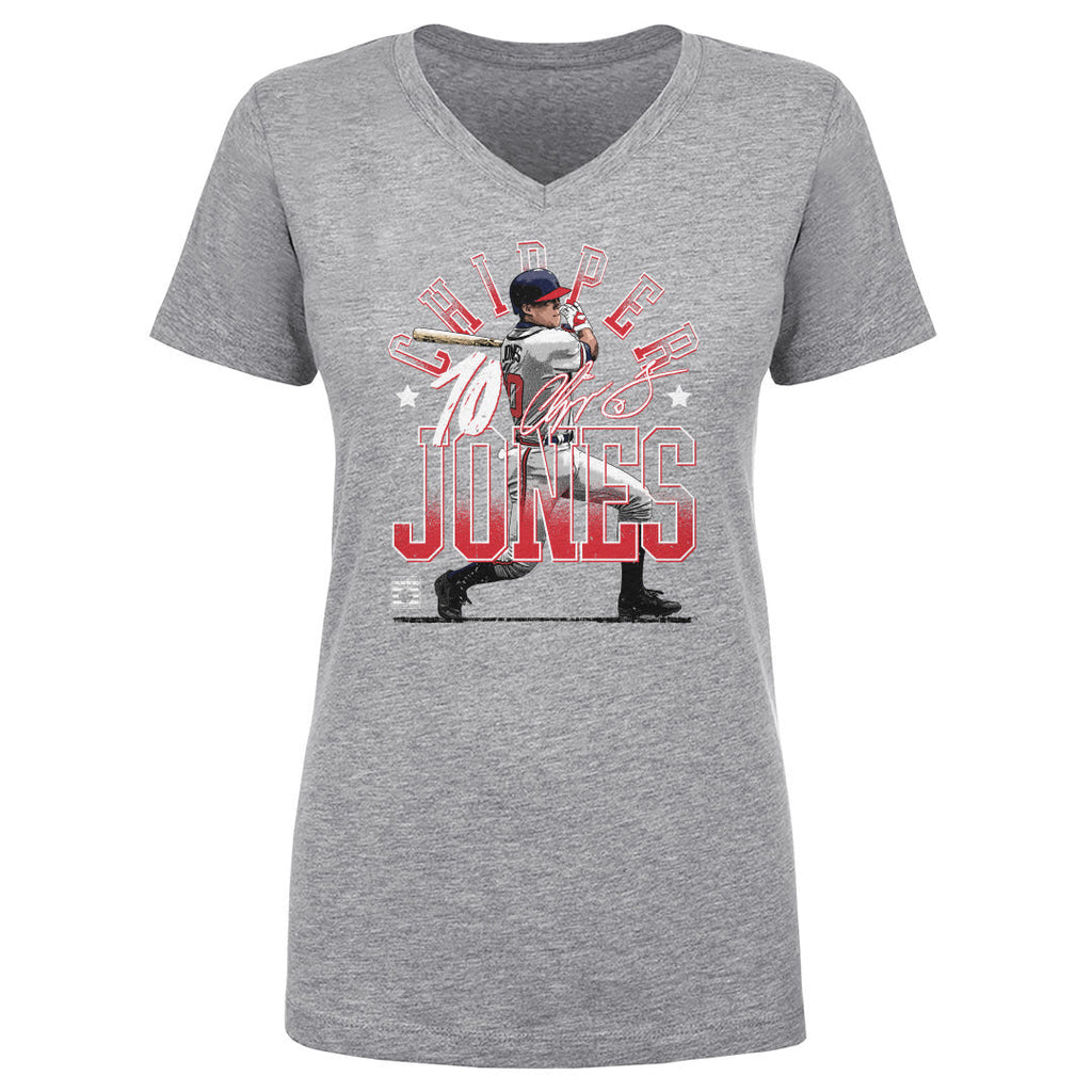 Chipper Jones Atlanta Arch WHT