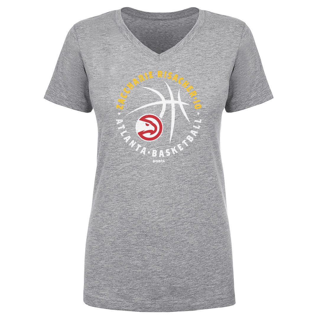 Zaccharie Risacher Atlanta Hawks Player Ball WHT