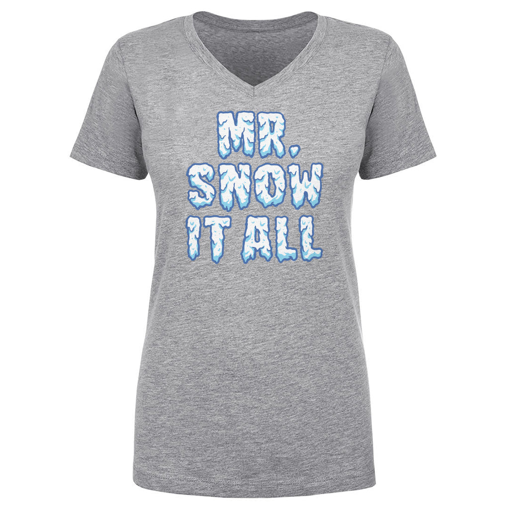 Christmas Mr. Snow It All WHT