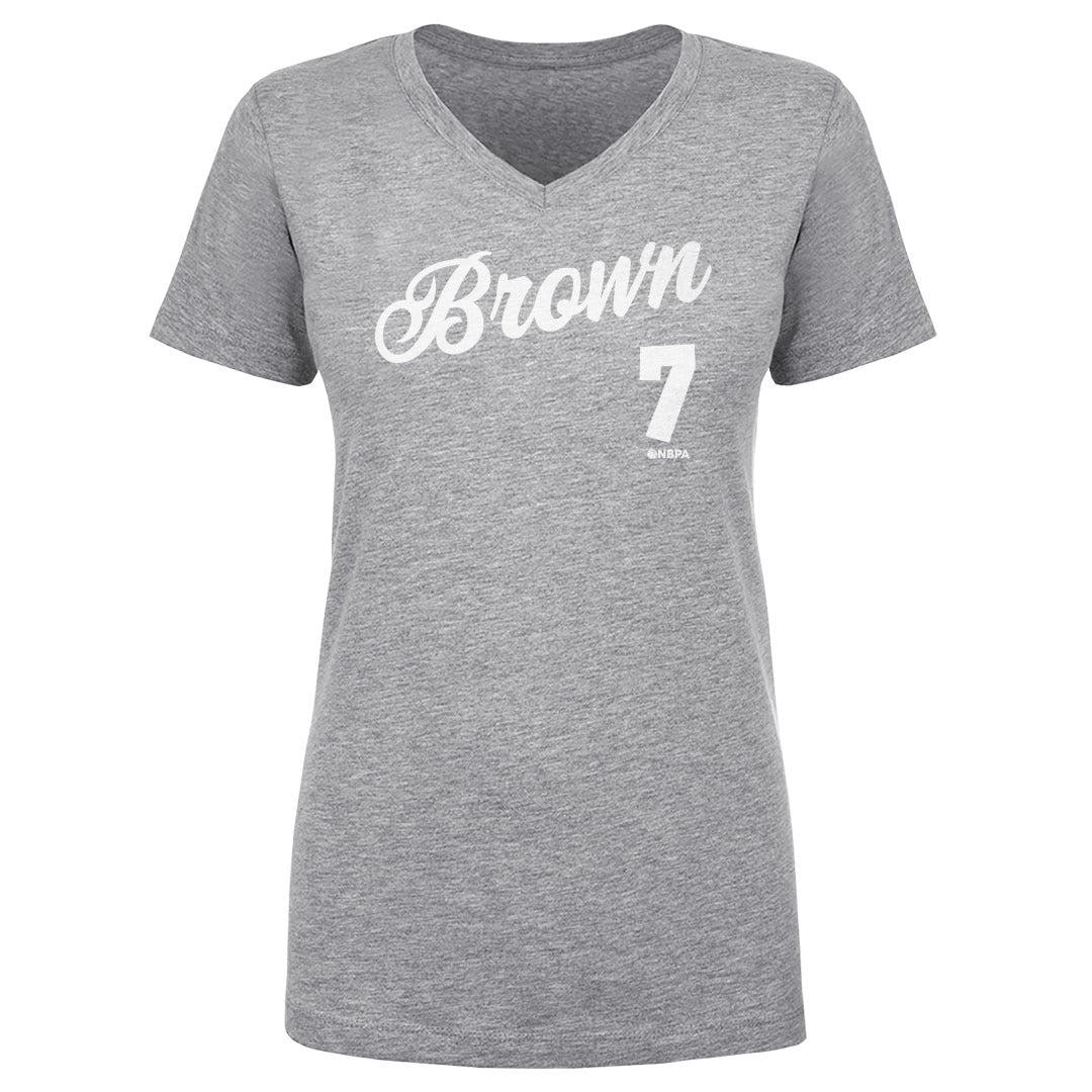 Jaylen Brown Boston Script WHT