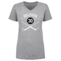 Ed Belfour Chicago 30 Goalie Sticks WHT