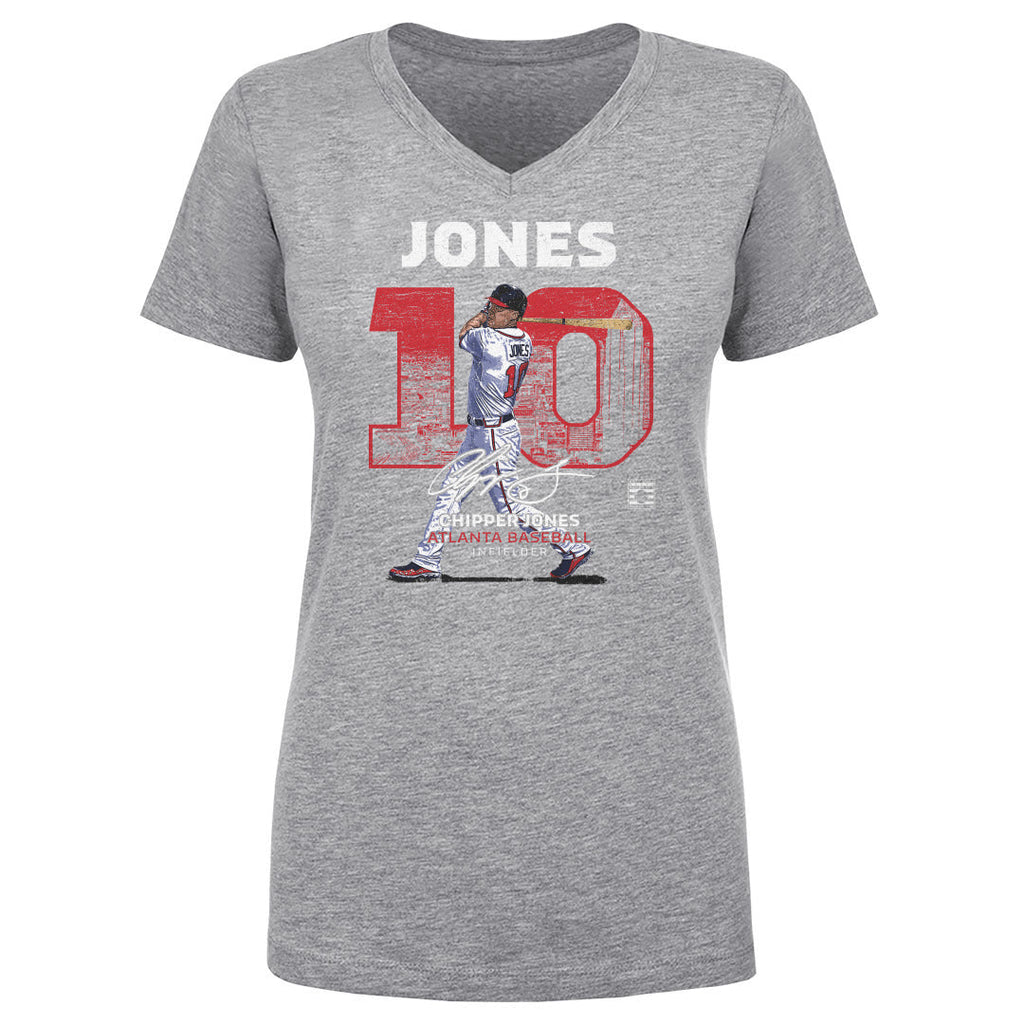Chipper Jones Atlanta Throwback WHT
