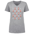 Christmas 8-bit Santas WHT