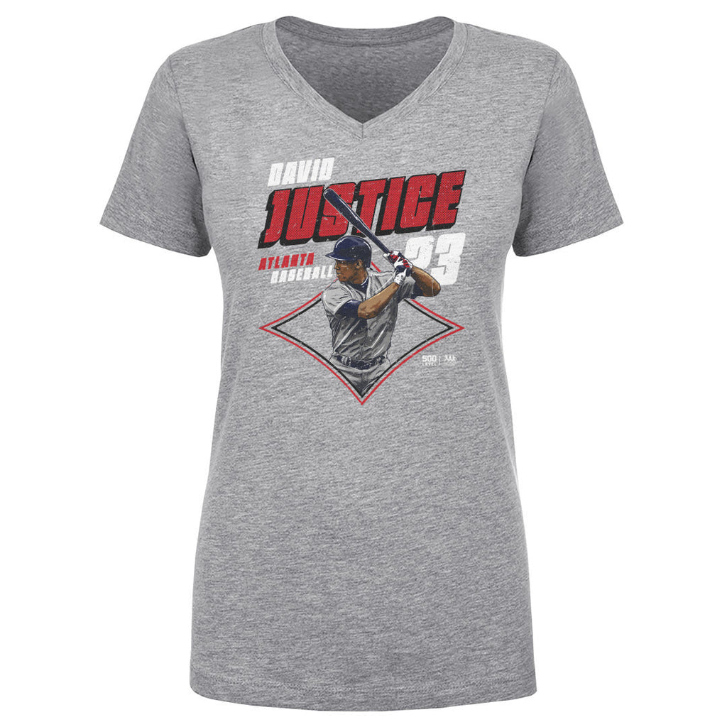 David Justice Atlanta Diamond WHT