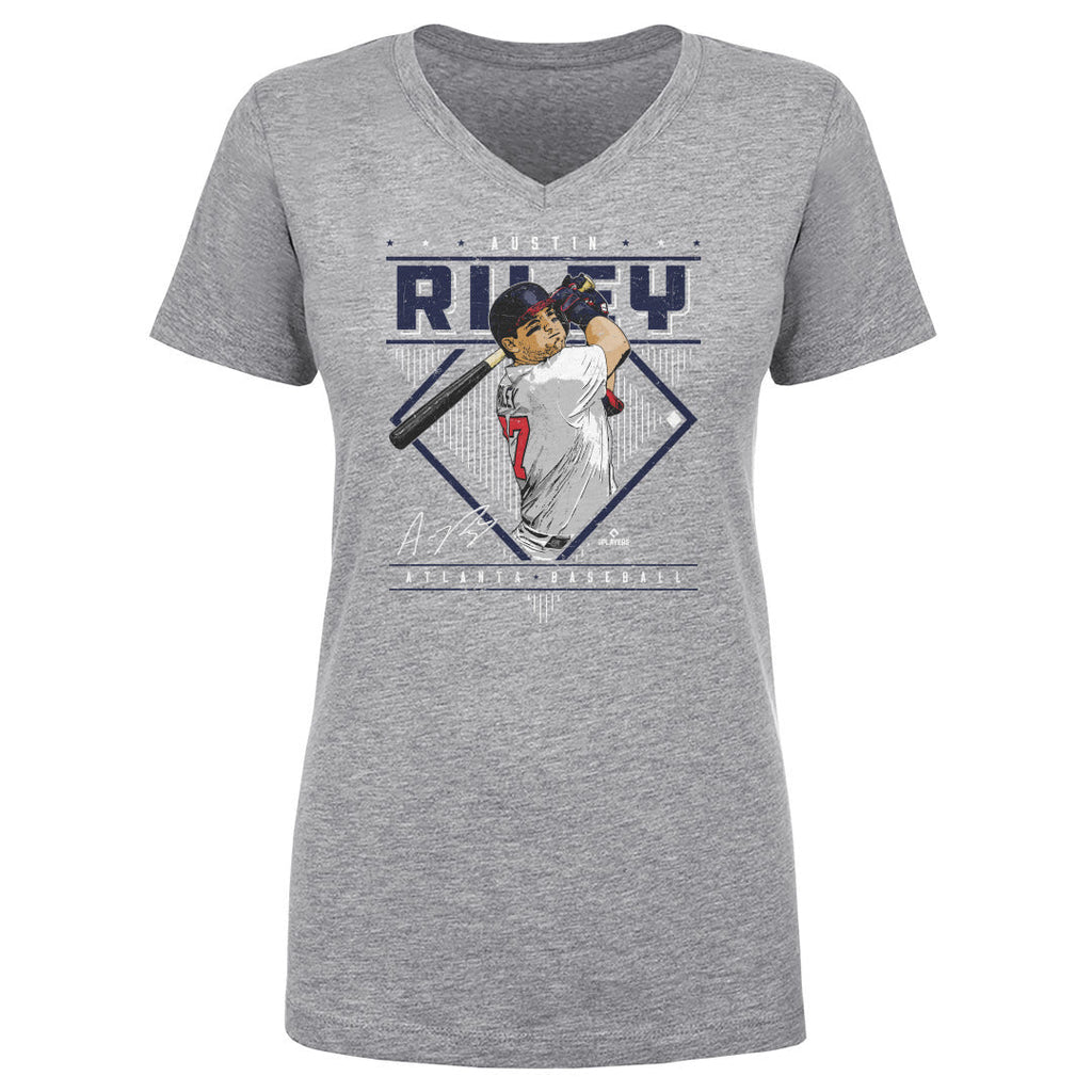 Austin Riley Atlanta Diamond Name WHT