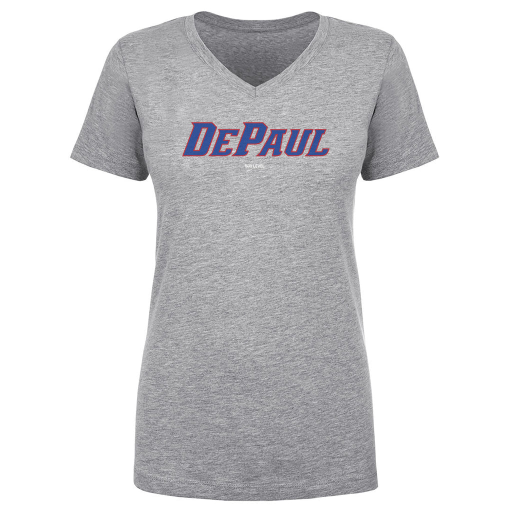 DePaul Blue Demons Wordmark WHT