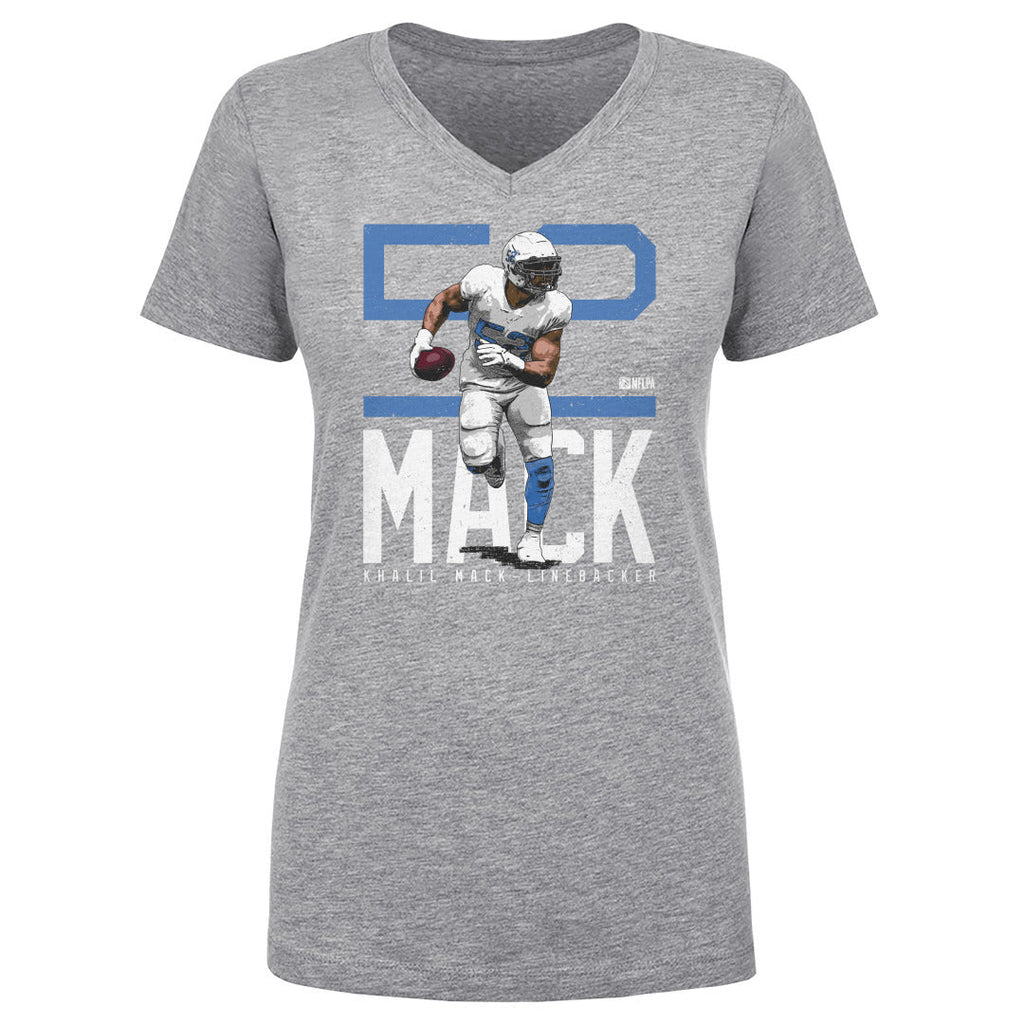 Khalil Mack Los Angeles C Bold Number WHT