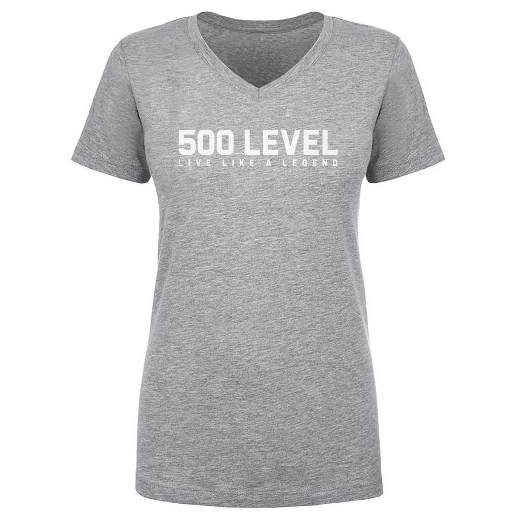 500 LEVEL Wordmark WHT