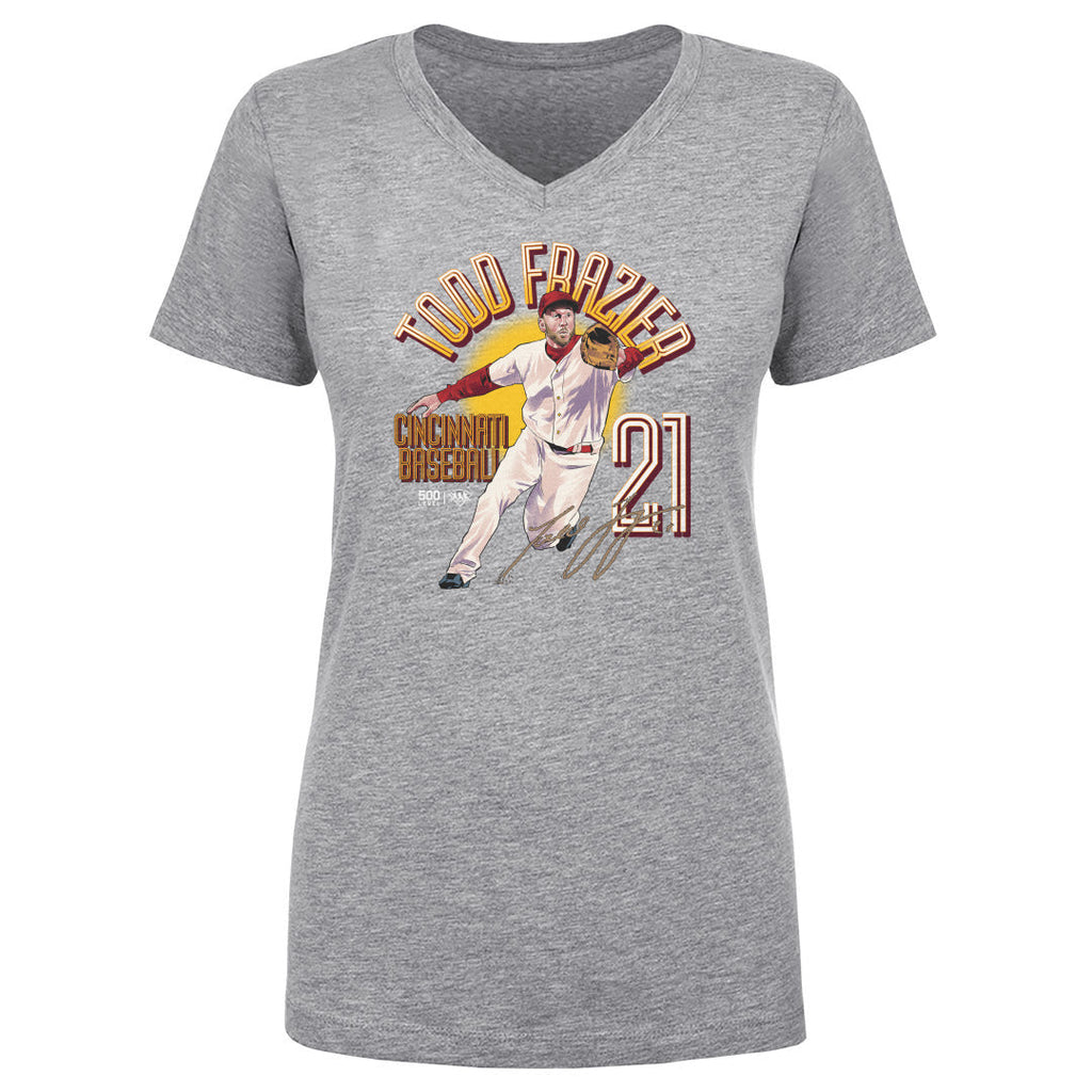 Todd Frazier Cincinnati Name Arc WHT