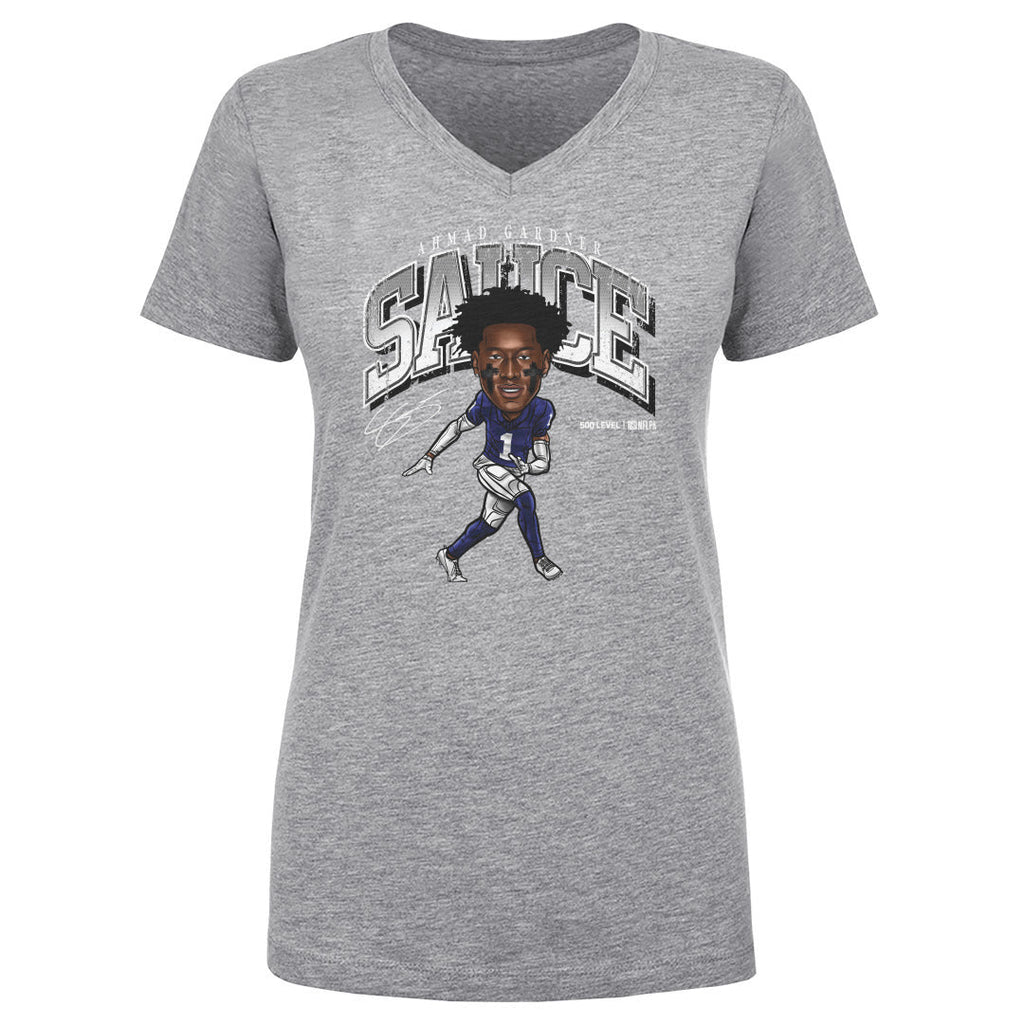 Sauce Gardner Indianapolis Cartoon WHT