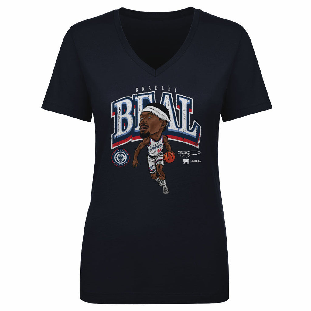 Bradley Beal Los Angeles Clippers Cartoon WHT