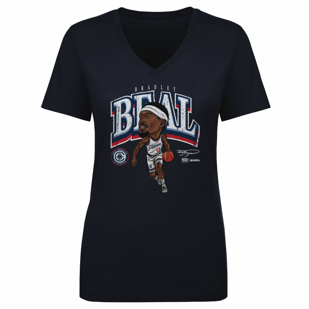 Bradley Beal Los Angeles Clippers Cartoon WHT