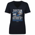 Justin Herbert Los Angeles C Slide WHT