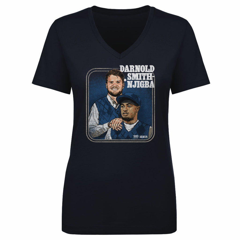 Sam Darnold & Jaxon Smith-Njigba Seattle Step Brothers WHT