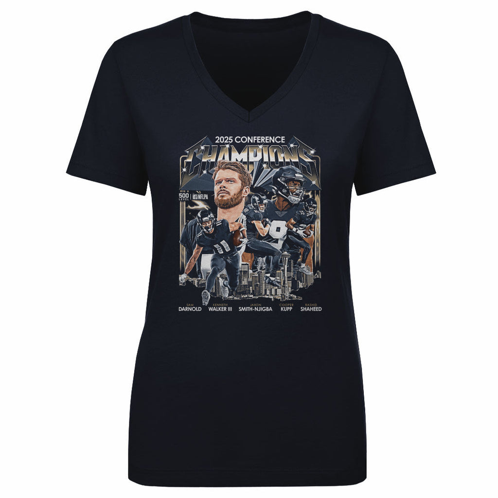 Seattle Football 2025 Conference Champions Vintage WHT