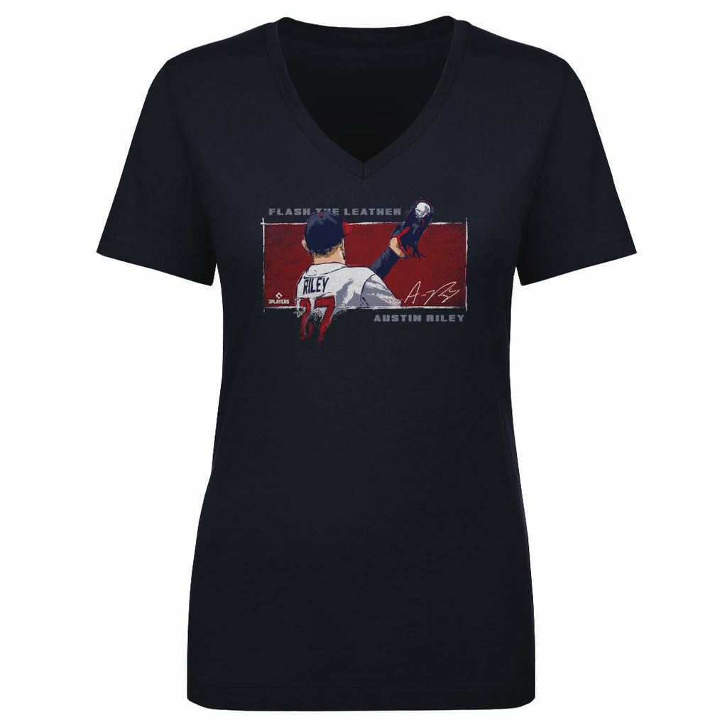 Austin Riley Atlanta Flash The Leather WHT