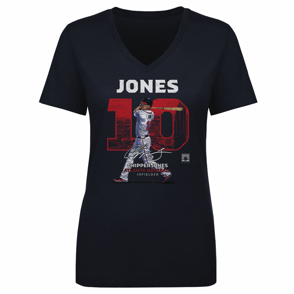Chipper Jones Atlanta Throwback WHT