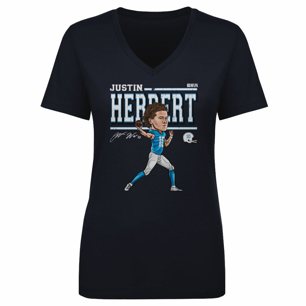 Justin Herbert Cartoon WHT