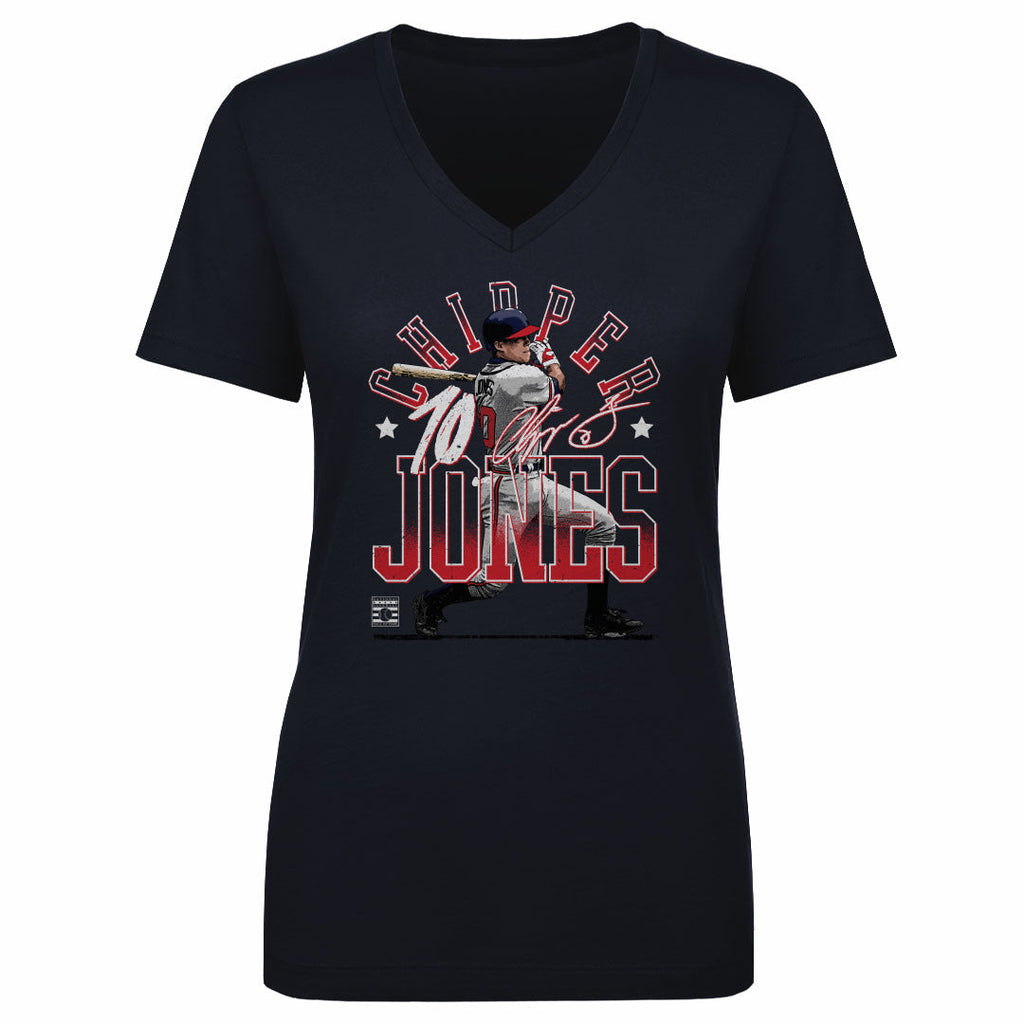 Chipper Jones Atlanta Arch WHT
