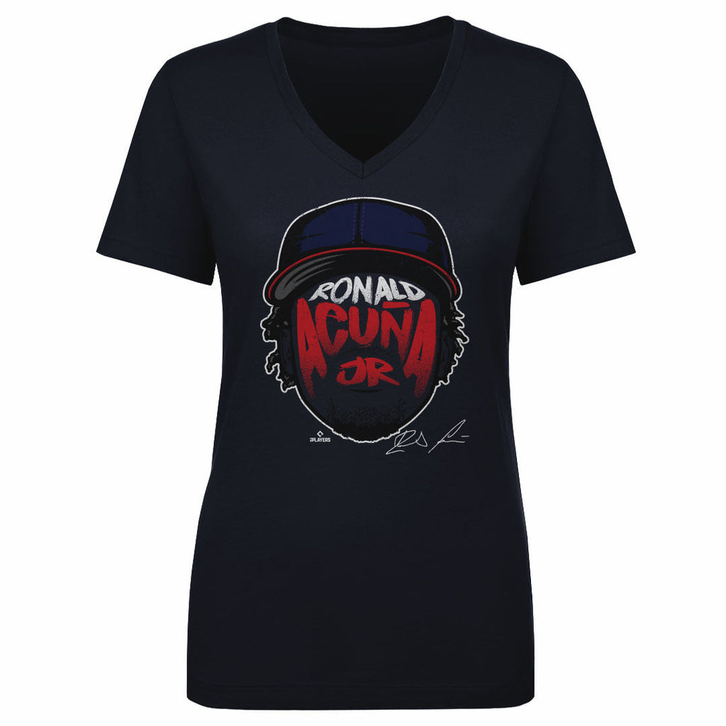 Ronald Acuna Jr. Player Silhouette WHT