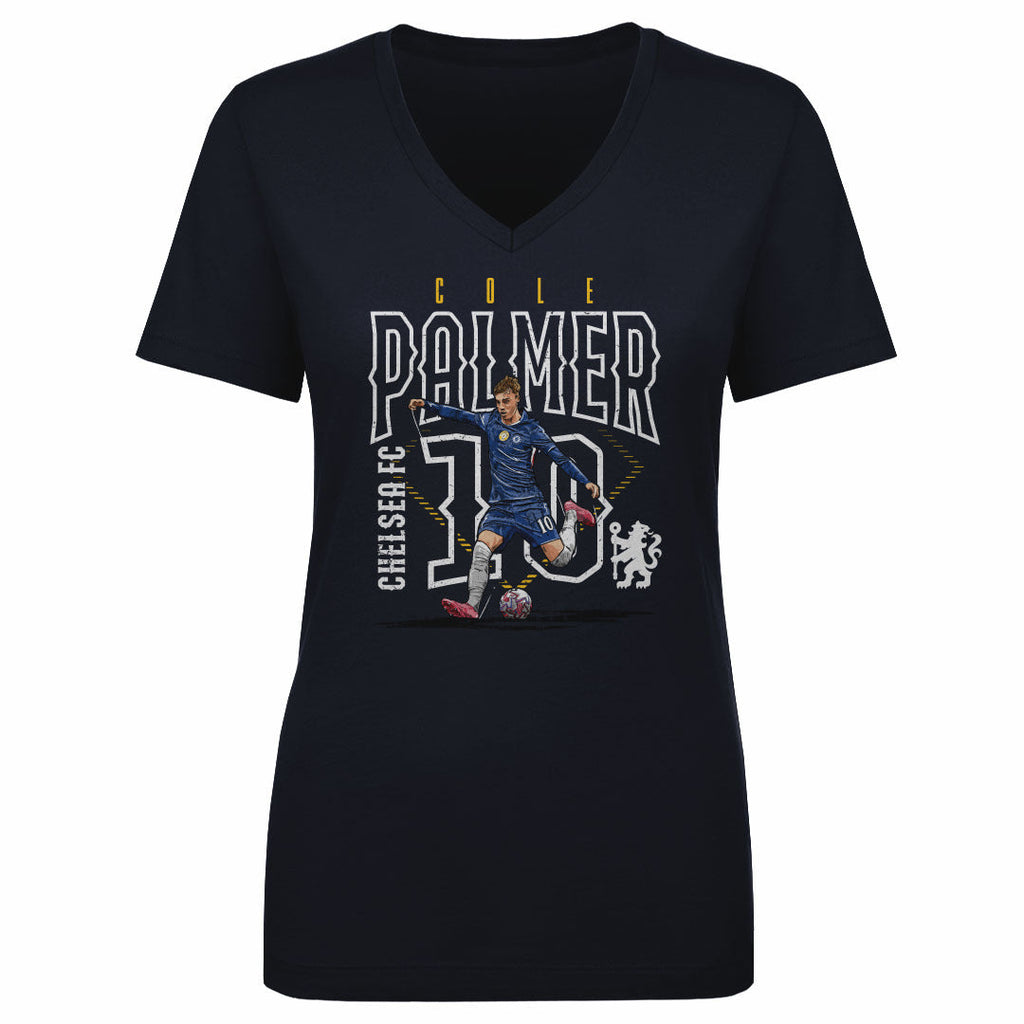 Cole Palmer Chelsea FC Outline Number WHT