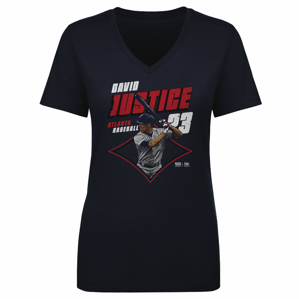 David Justice Atlanta Diamond WHT