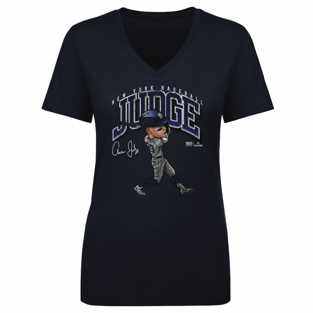 Aaron Judge New York Y Cartoon WHT