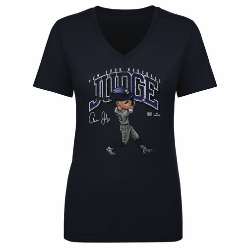 Aaron Judge New York Y Cartoon WHT