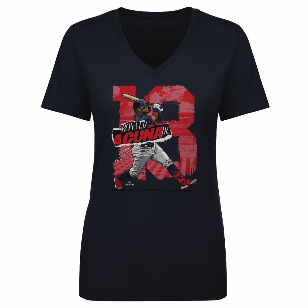 Ronald Acuna Jr. Atlanta Rough WHT