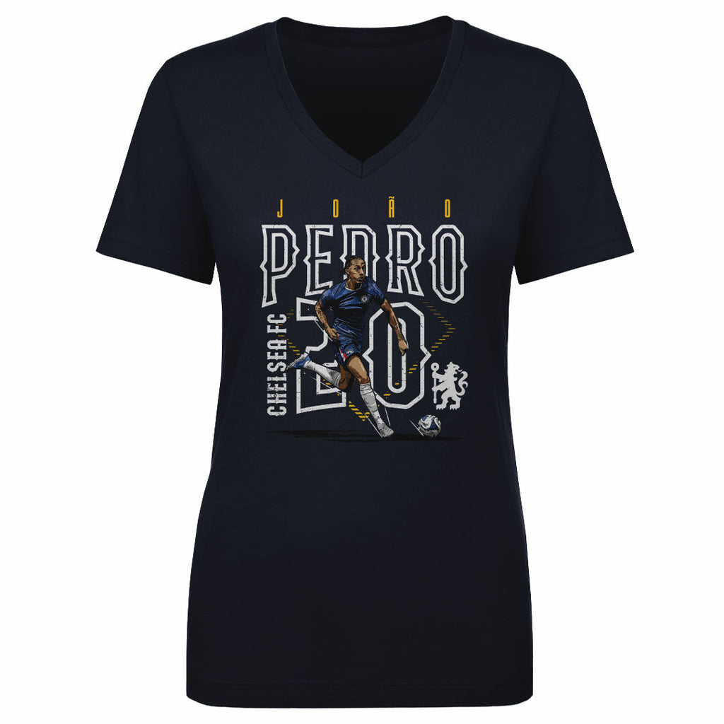 Joao Pedro Chelsea FC Outline Number WHT