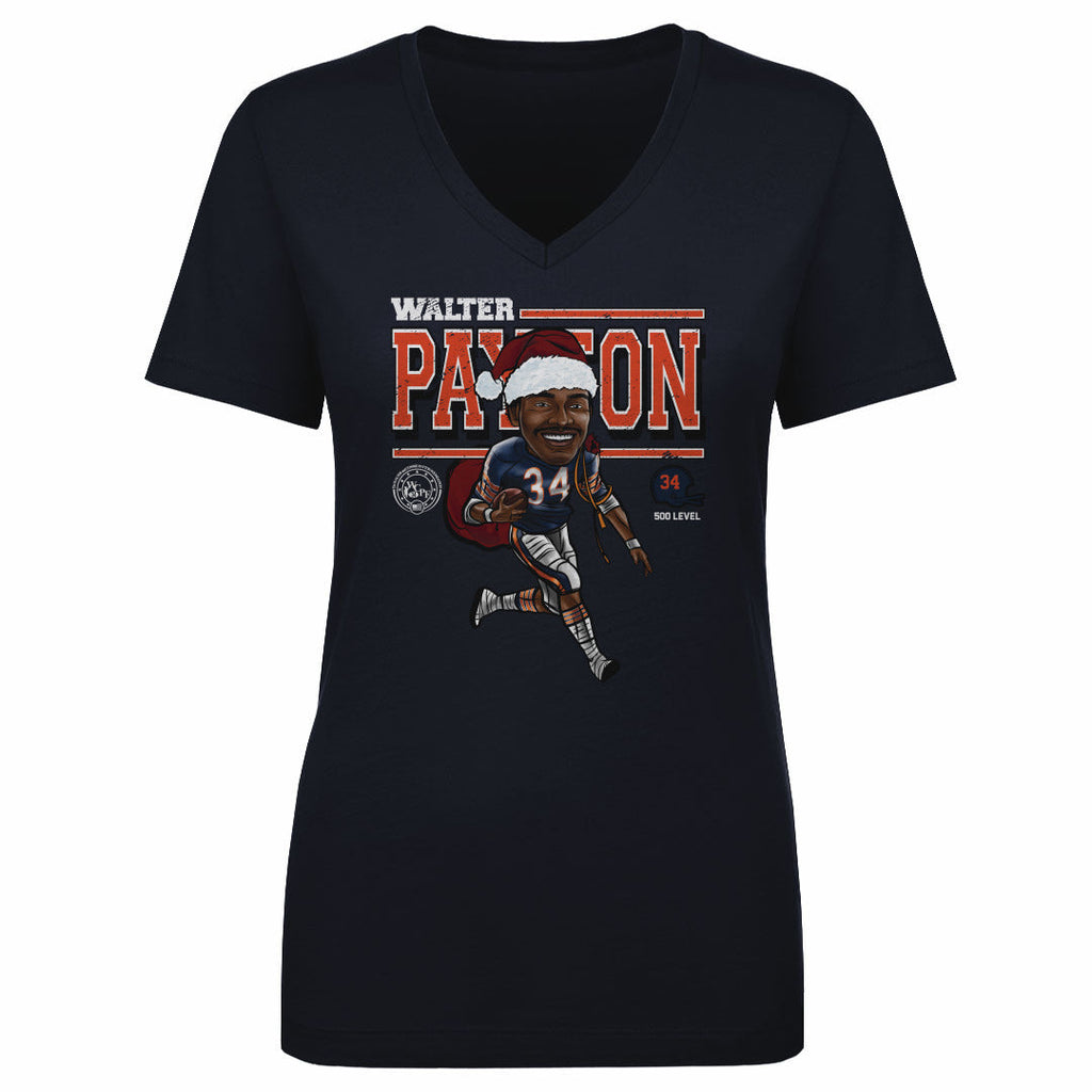 Walter Payton Chicago Cartoon Santa Hat WHT