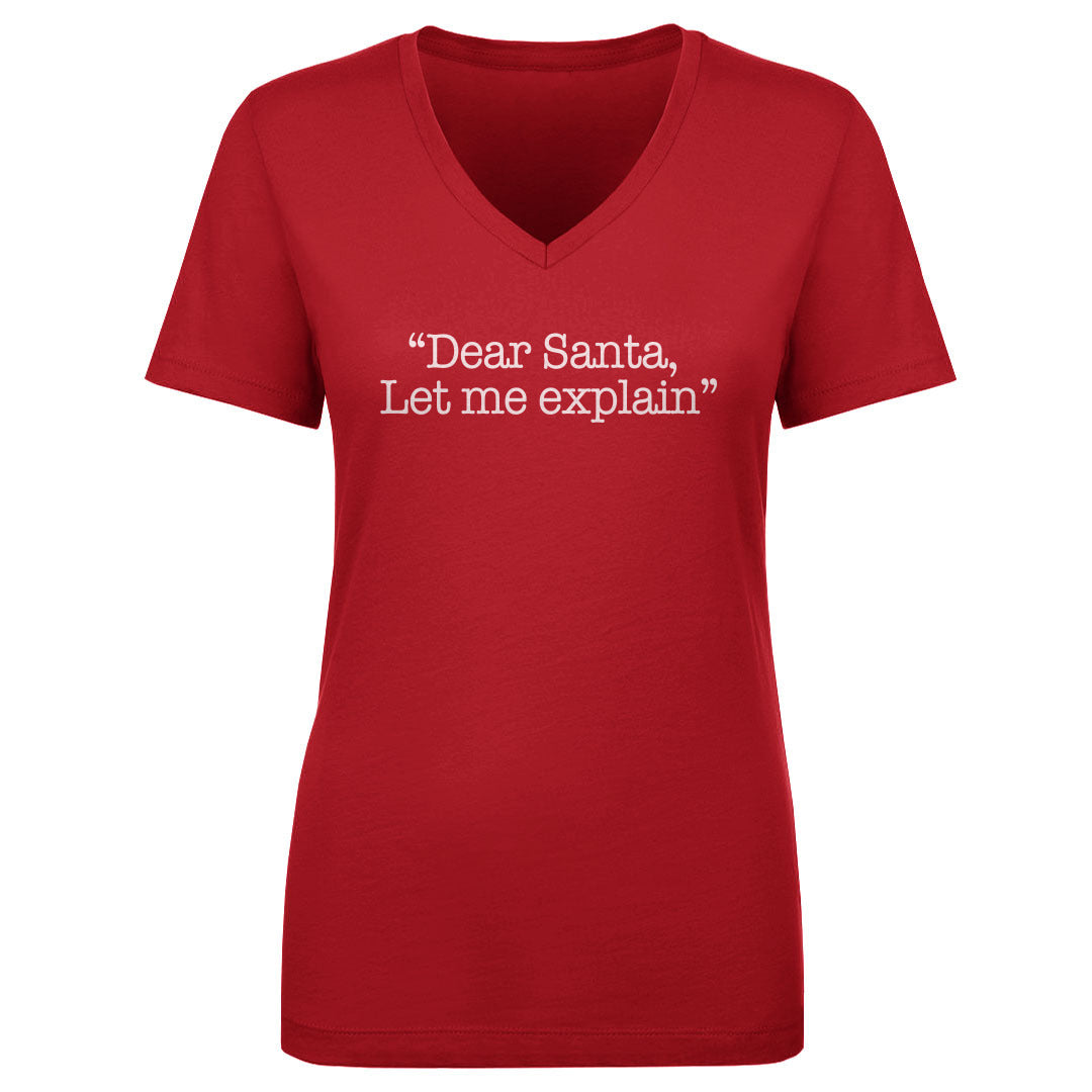 Christmas Dear Santa Let Me Explain WHT
