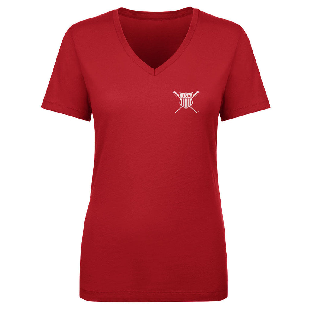 USRowing Emblem Pocket White WHT