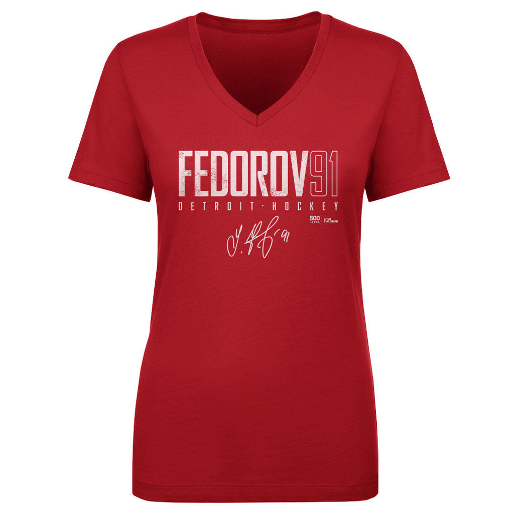 Sergei Fedorov Detroit Elite WHT