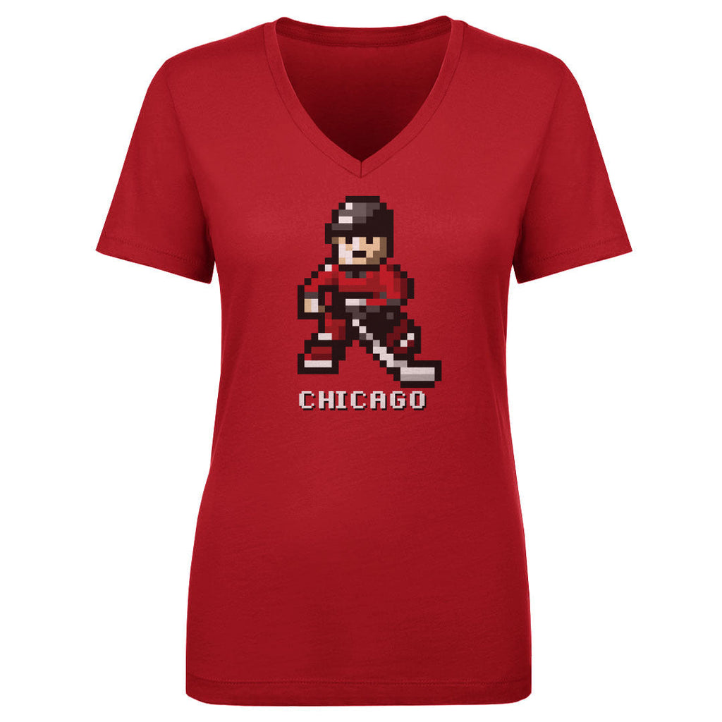 Chicago Hockey 8-bit WHT