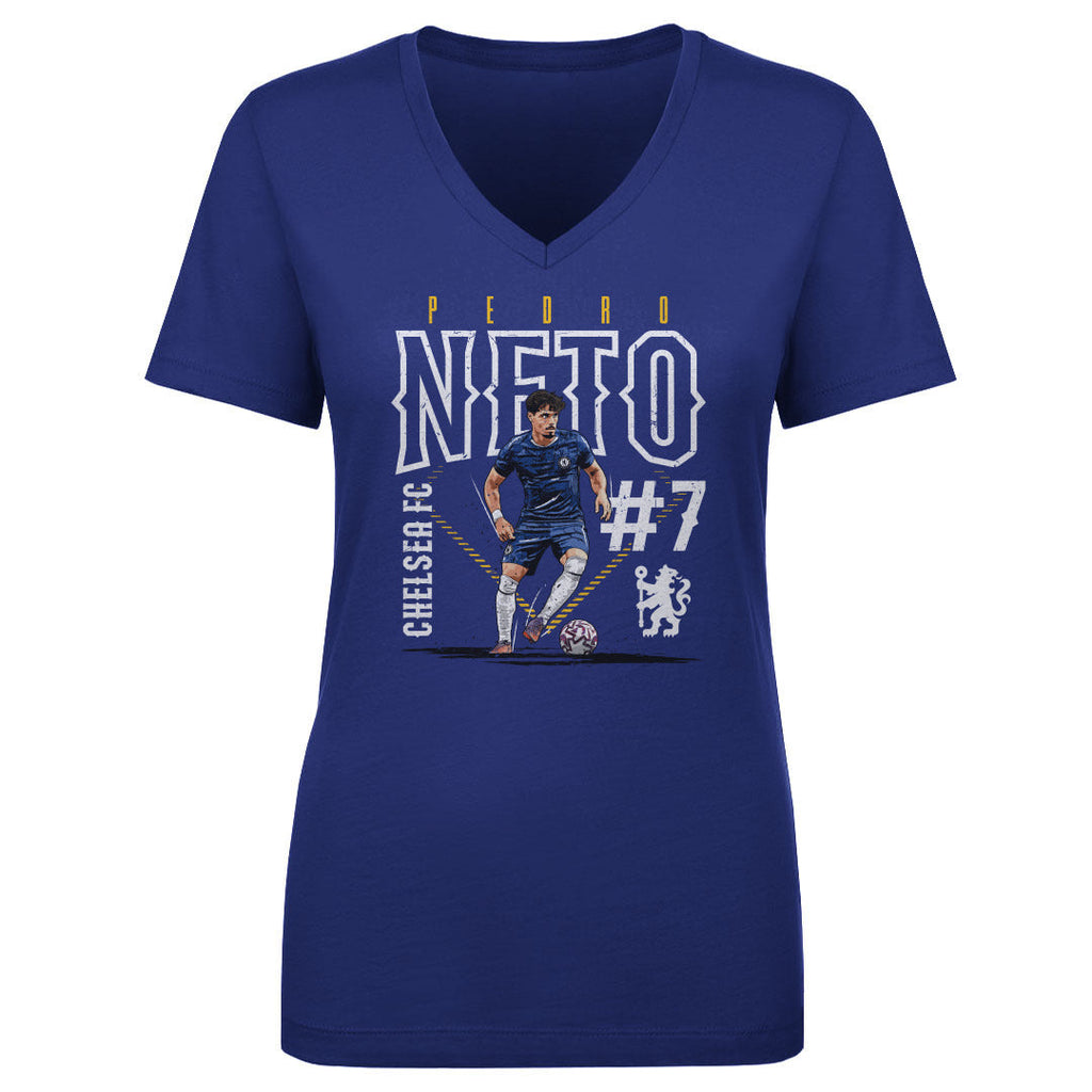 Pedro Neto Chelsea FC Outline Number WHT