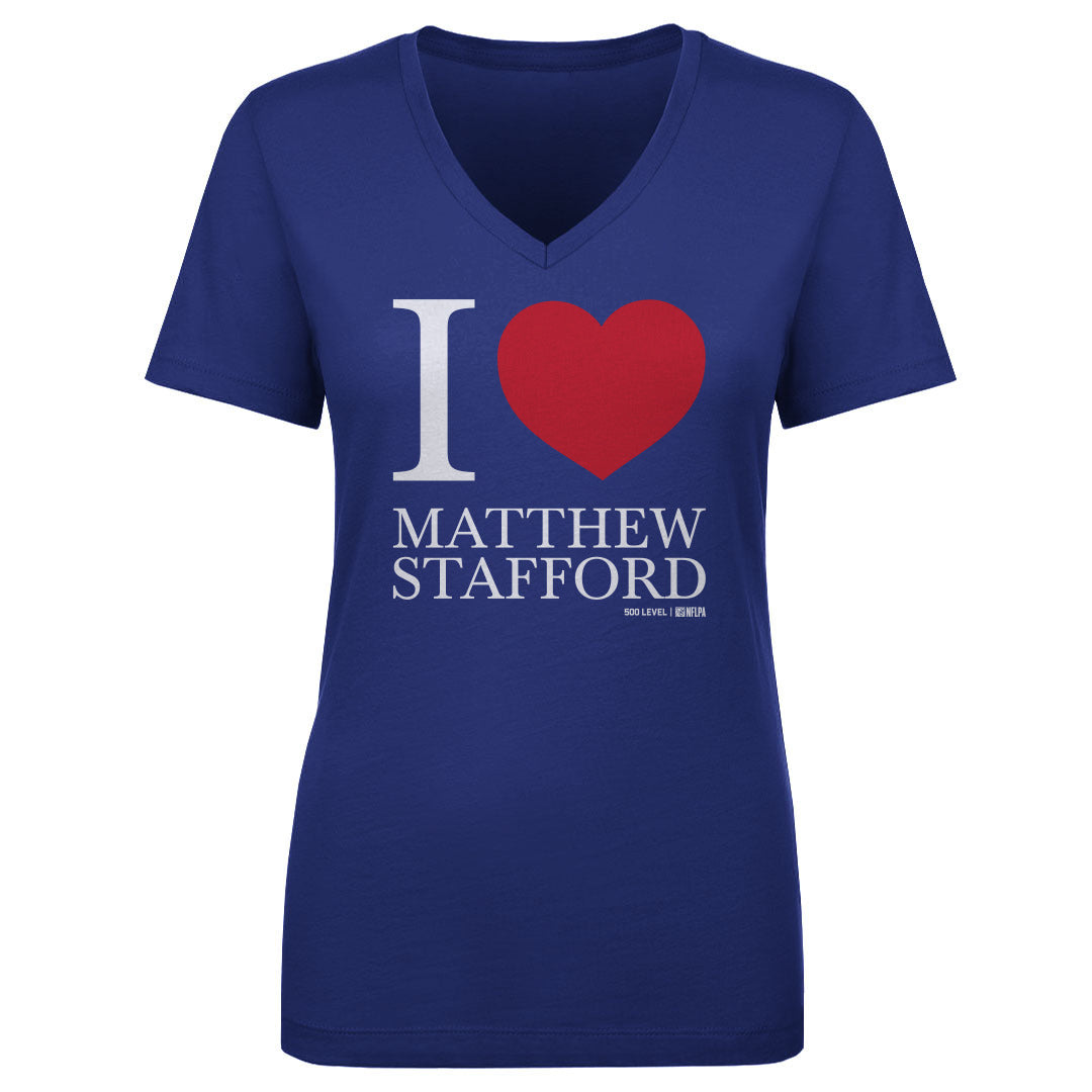 Matthew Stafford Los Angeles R I Love WHT