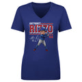 Anthony Rizzo Chicago C Cartoon WHT