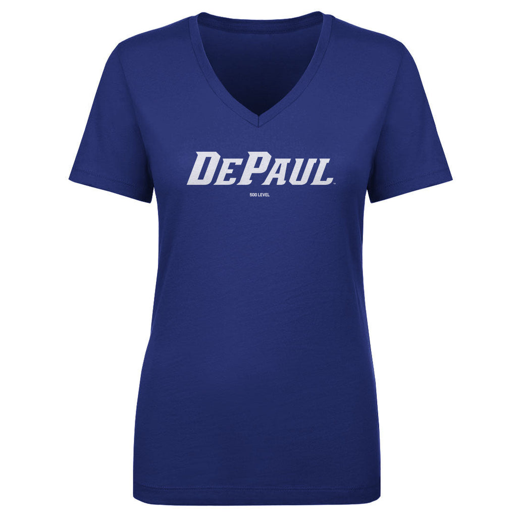 DePaul Blue Demons Wordmark White WHT