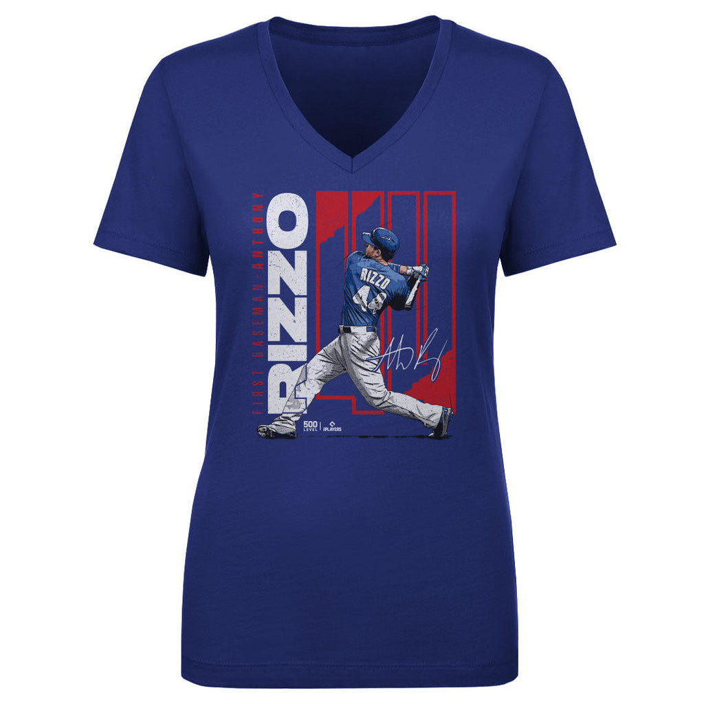 Anthony Rizzo Chicago C Stretch WHT