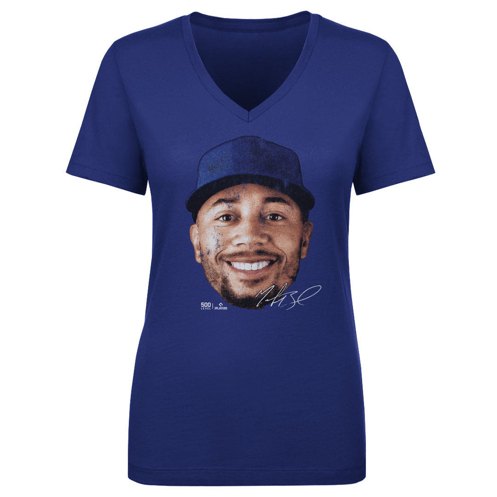 Mookie Betts Los Angeles D Vintage Head WHT