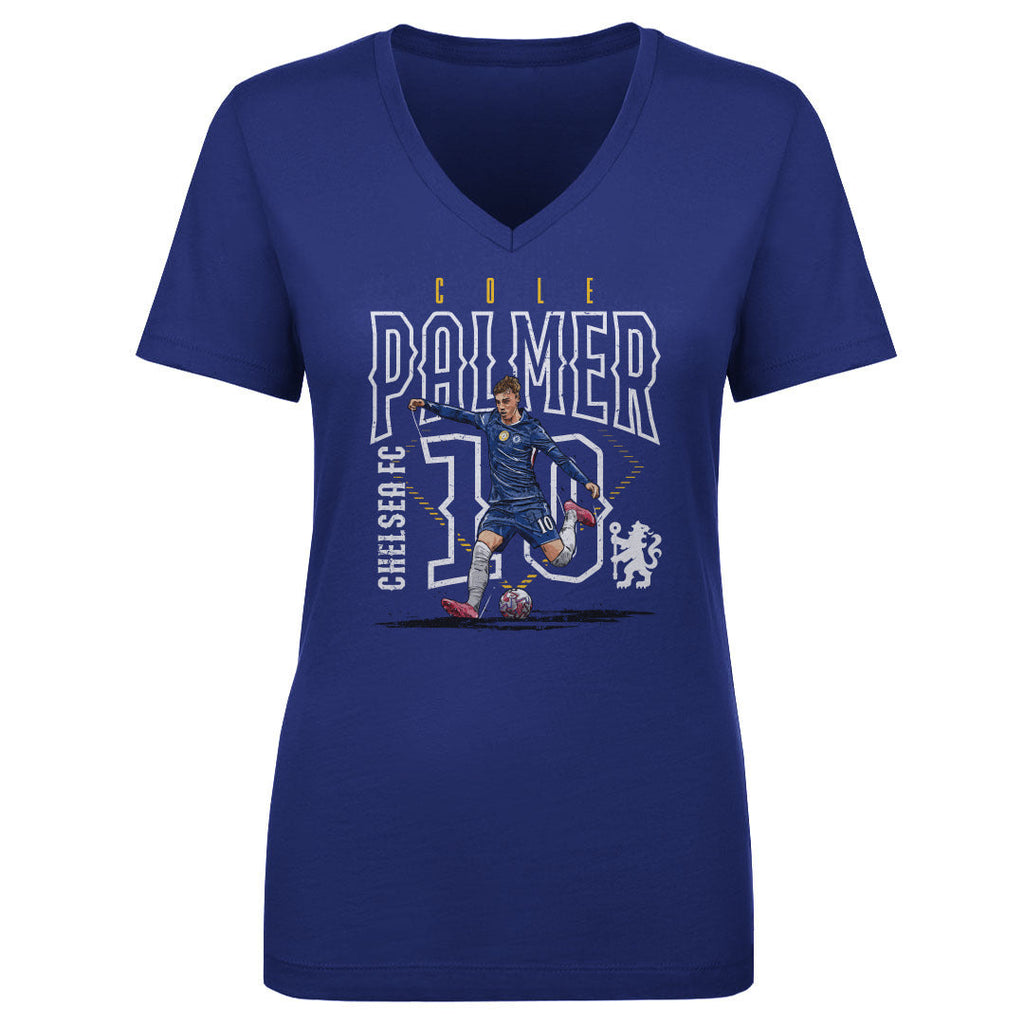 Cole Palmer Chelsea FC Outline Number WHT